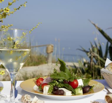 Emphasis on healthy Mediterranean cooking